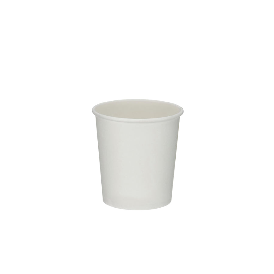 6oz - 73⌀ White Paper Single Wall Hot Cup (1 x 1000)