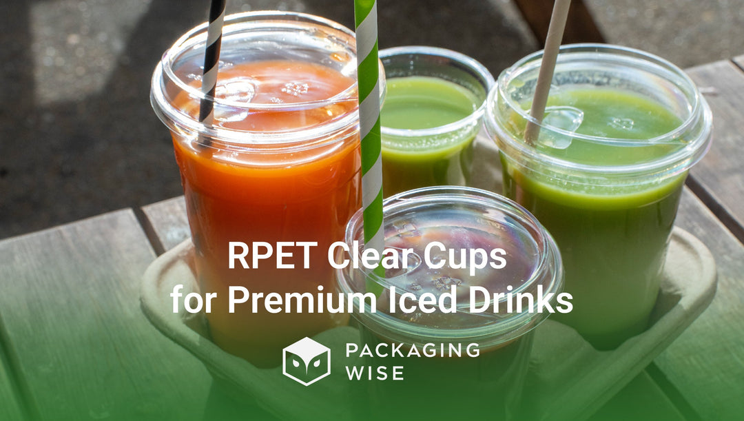 RPET Clear Cups for Premium Iced Drinks