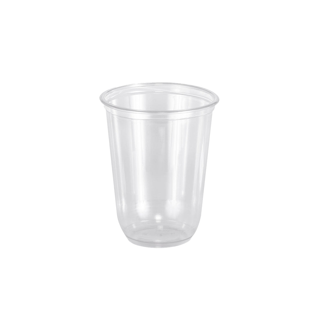 16oz 95mm rPET clear bubble tea cup (1000 pack) — recyclable transparent cold drink cup ideal for bubble tea and iced beverages.