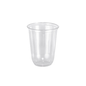 16oz 95mm rPET clear bubble tea cup (1000 pack) — recyclable transparent cold drink cup ideal for bubble tea and iced beverages.