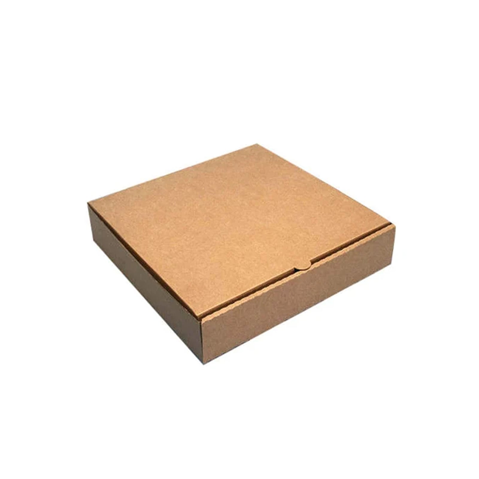 10 inch brown kraft pizza box (100 pack) — sturdy cardboard pizza box ideal for takeaway, delivery, and food service use.