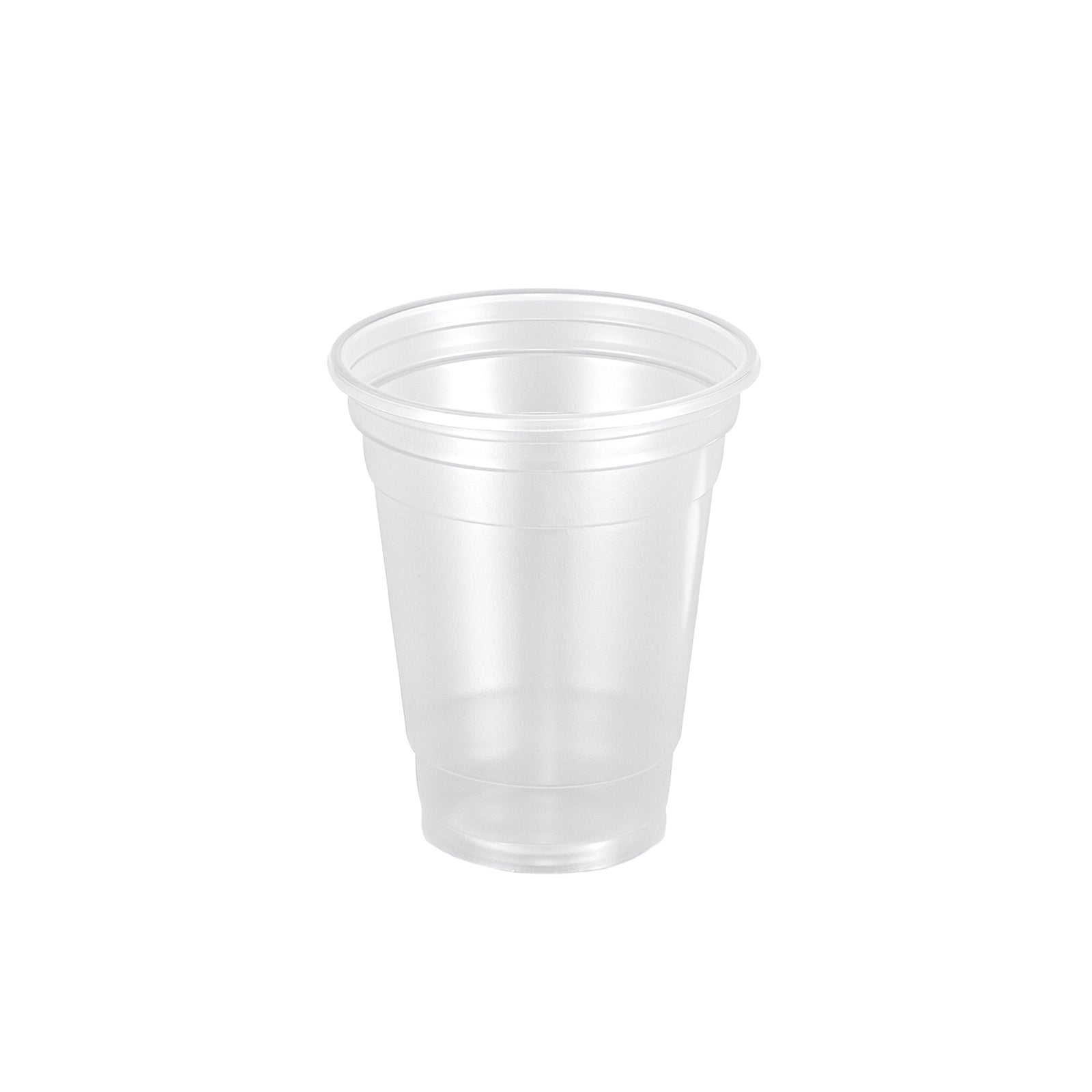 12oz 95mm rPET clear cup (1000 pack) — recyclable transparent cold drink cup ideal for soft drinks, juices and iced beverages.