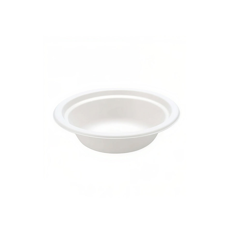 12oz White Bagasse Bowl (1x1000)