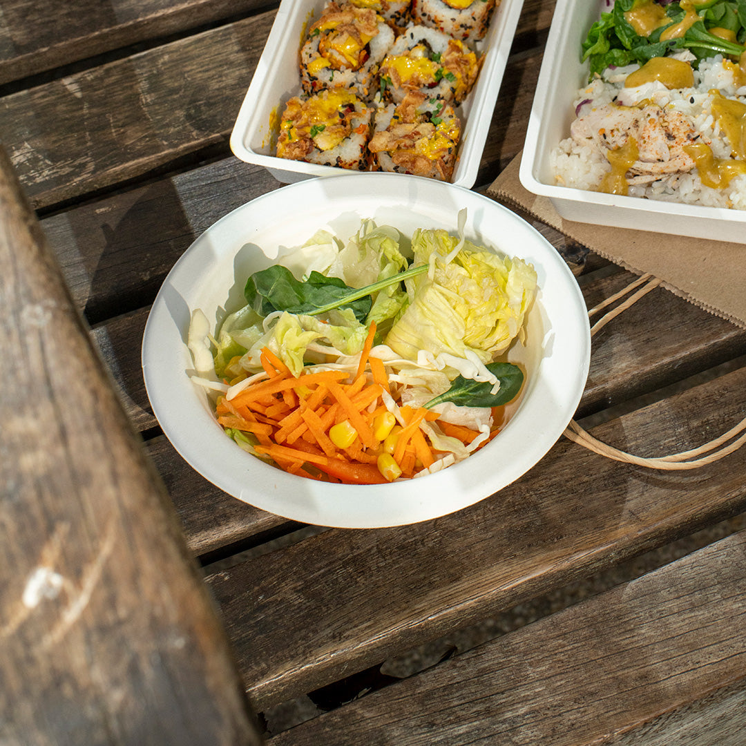 12oz White Bagasse Bowl (1 x 1,000)