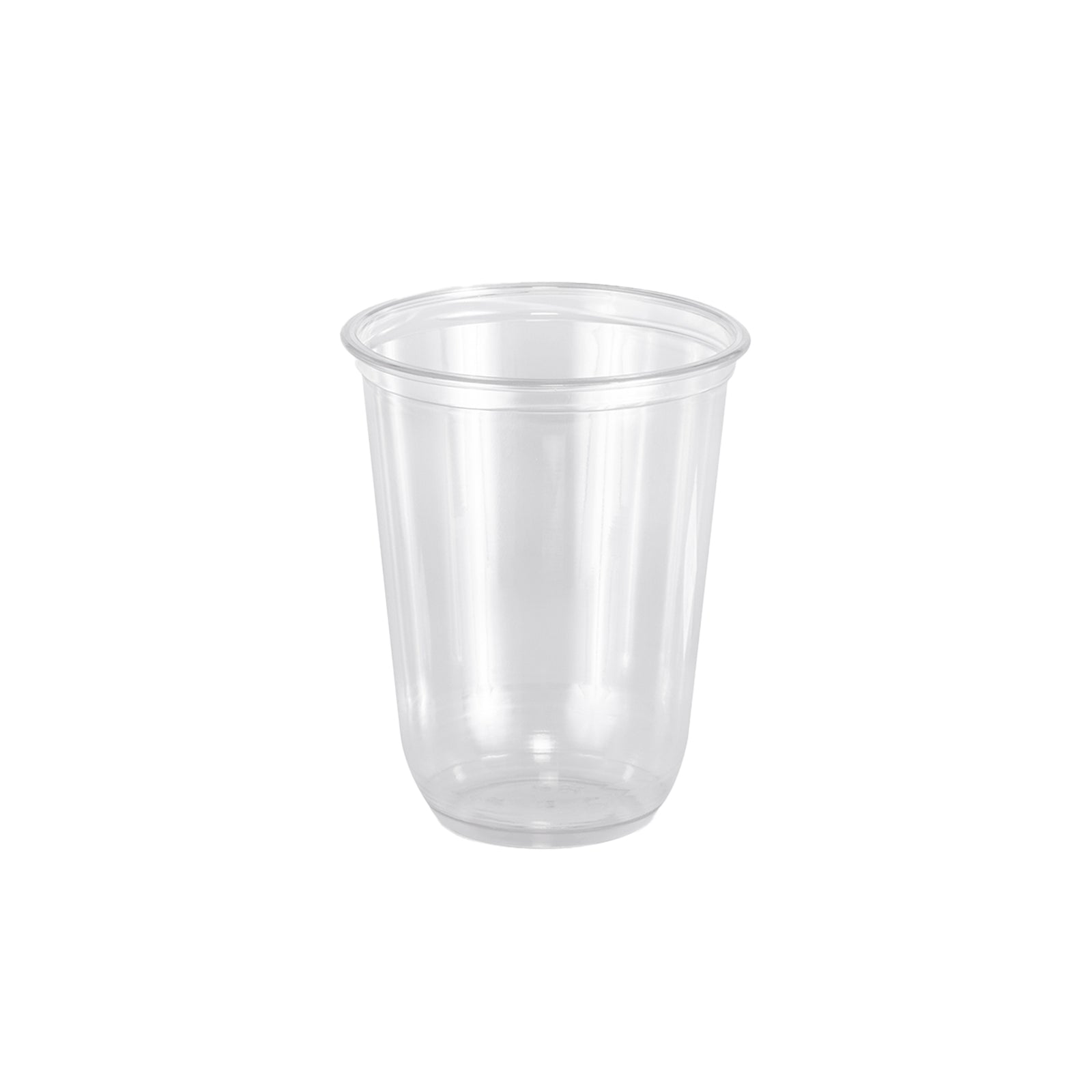 16oz 95mm rPET clear bubble tea cup (1000 pack) — recyclable transparent cold drink cup ideal for bubble tea and iced beverages.