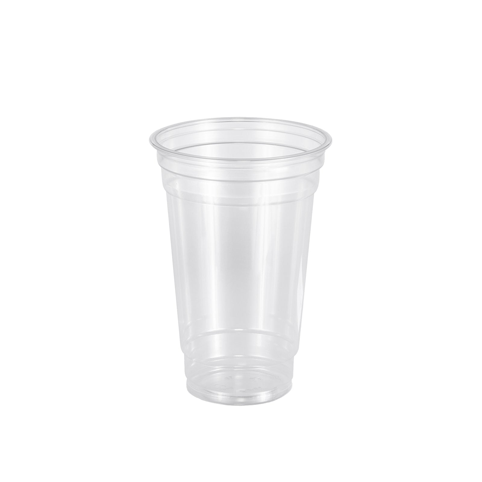 16oz 95mm rPET clear cup (1000 pack) — recyclable transparent cold drink cup ideal for soft drinks, juices and iced beverages.