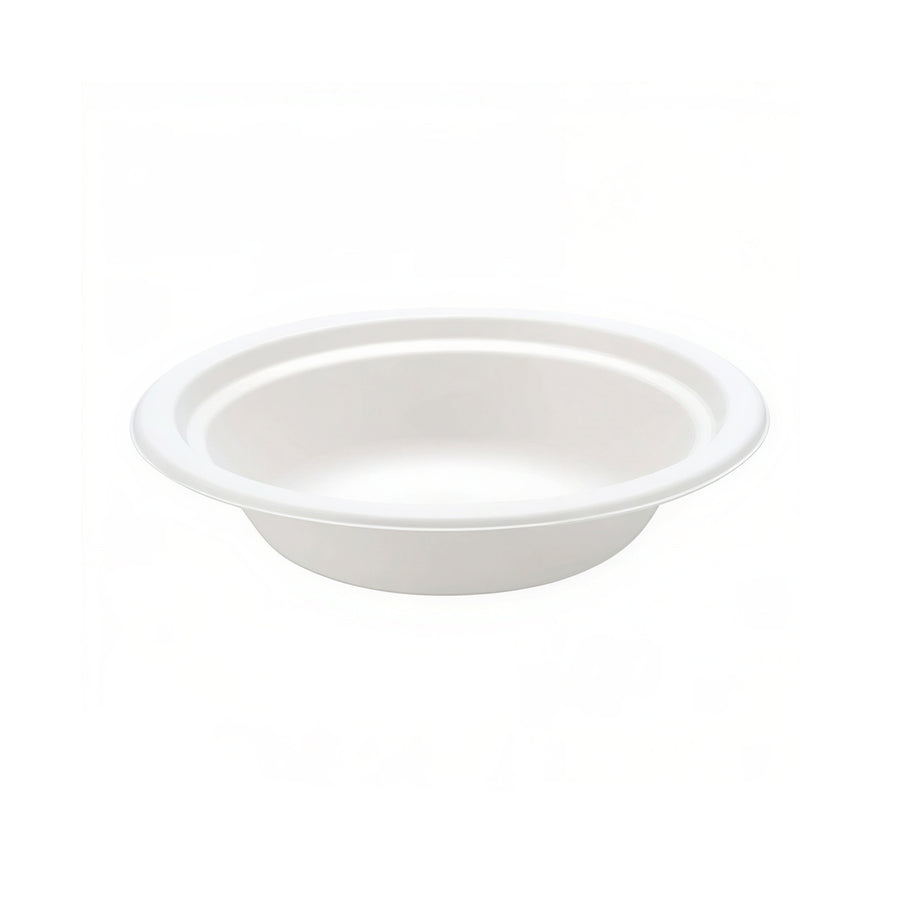 16oz White Bagasse Bowl (1x1000)