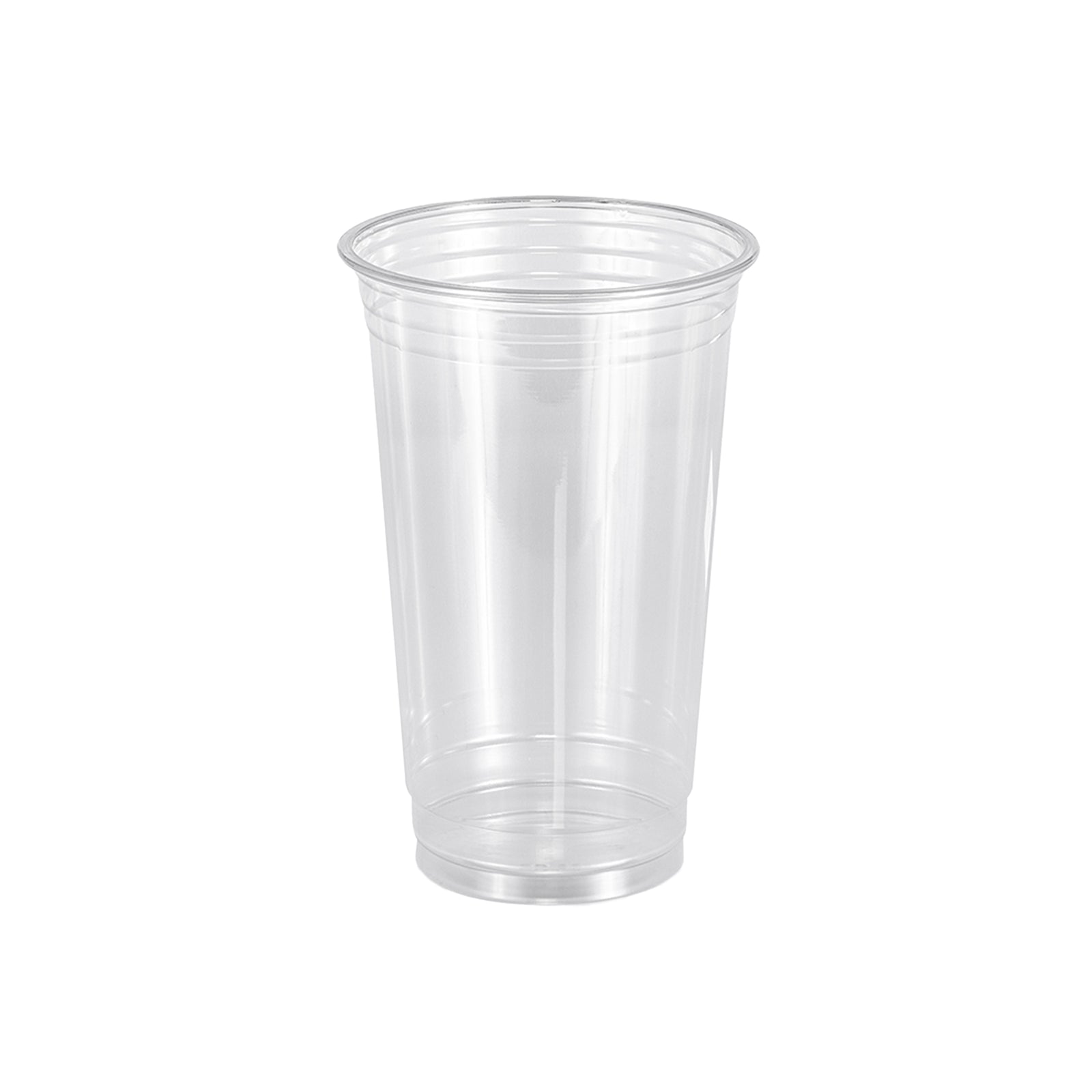 20oz 95mm rPET clear cup (1000 pack) — recyclable transparent cold drink cup ideal for soft drinks, juices and iced beverages.