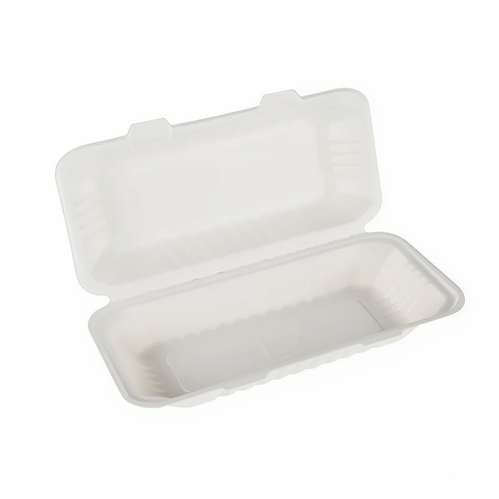 324 × 155 × 75mm white extra large fish and chip box — sturdy takeaway food box ideal for fish & chips, hot meals, and food delivery.