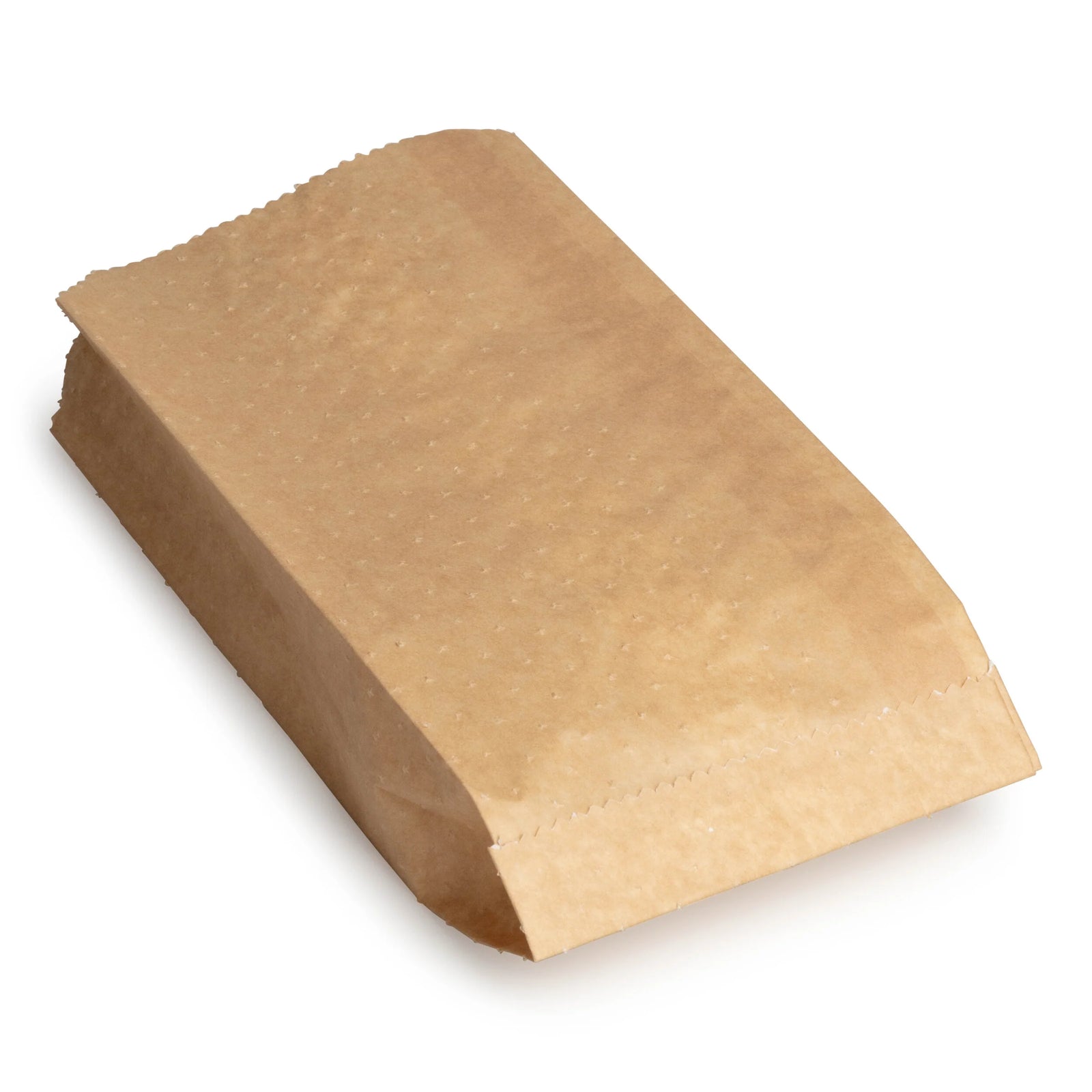 5x2x10 kraft brown hot & crispy chip bag (500 pack) — breathable paper bag designed to keep chips and fried food hot and crispy.