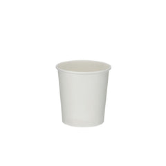 6oz - 73⌀ White Paper Single Wall Hot Cup (1 x 1000)