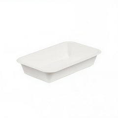 8.5" x 5" White Bagasse Tray (1 x 500)
