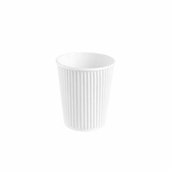8oz - 80⌀  White Ripple Wall Hot Cup (1 x 500)