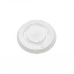 16oz - / 22oz - – 90⌀ Frosted White Cross Cut Lid (1 x 1000)