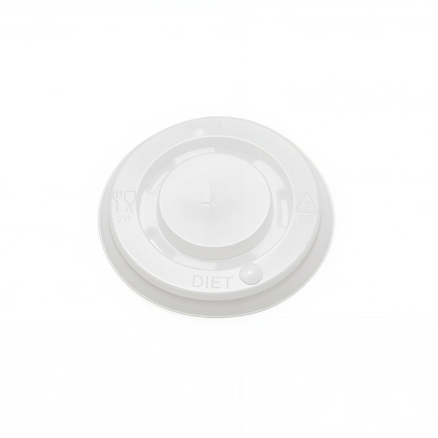 16oz - / 22oz - – 90⌀ Frosted White Cross Cut Lid (1 x 1000)