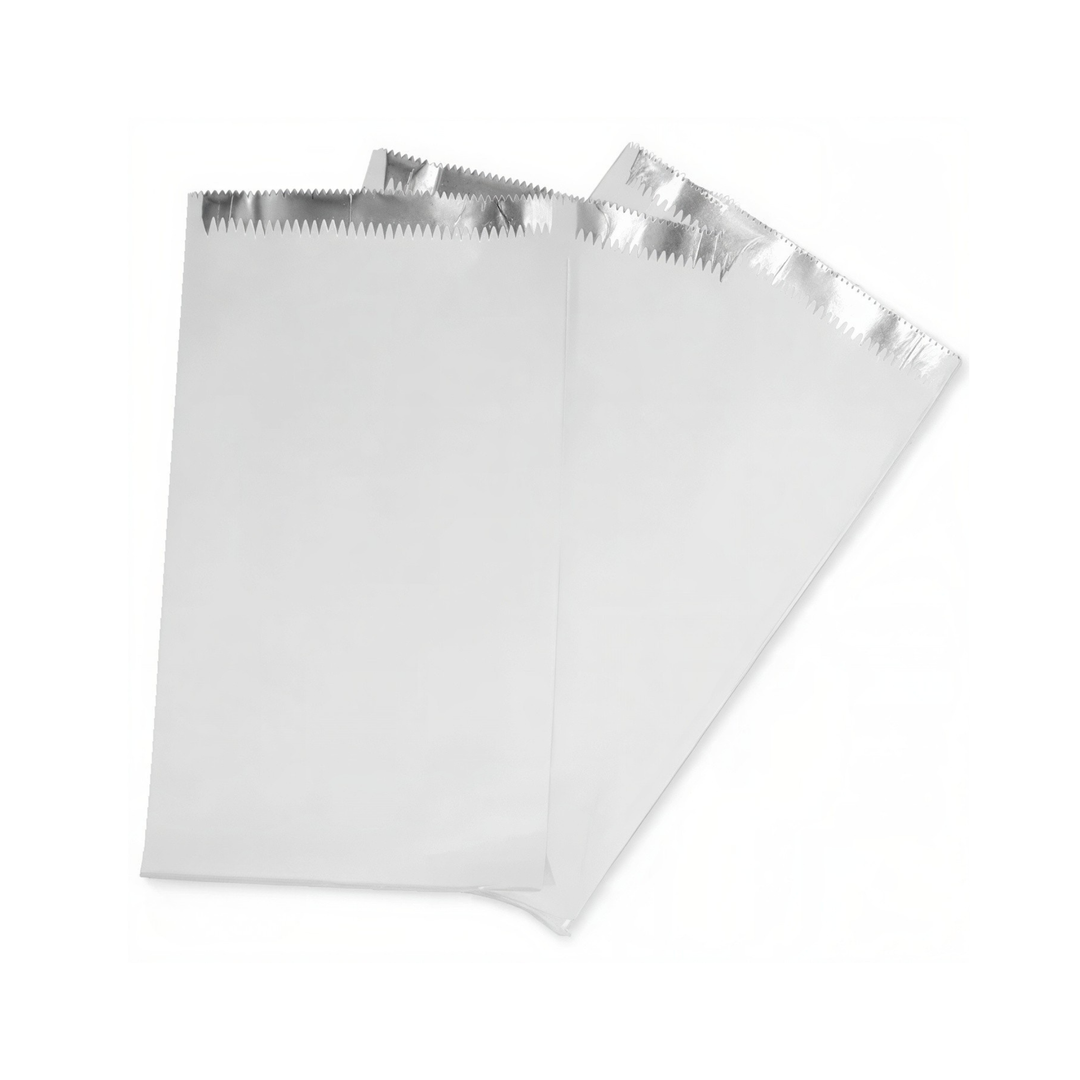 7″ x 9″ x 12″ White Aluminum Paper Foil Bags (1 x 500)