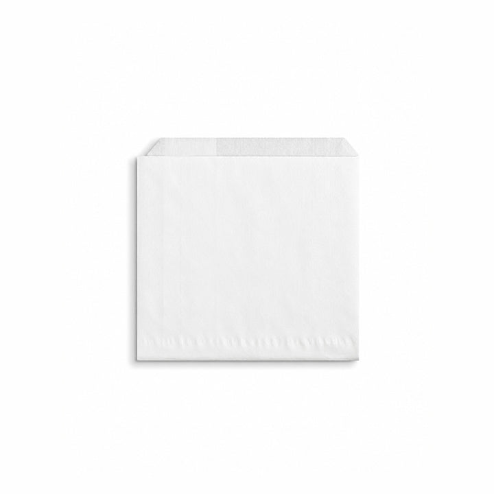 18 x 18 cm White Biodegradable Greaseproof Paper Bag (1 x 1000)