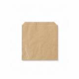 18 x 18 cm Brown Kraft Biodegradable Greaseproof Bag (1 x 1000)