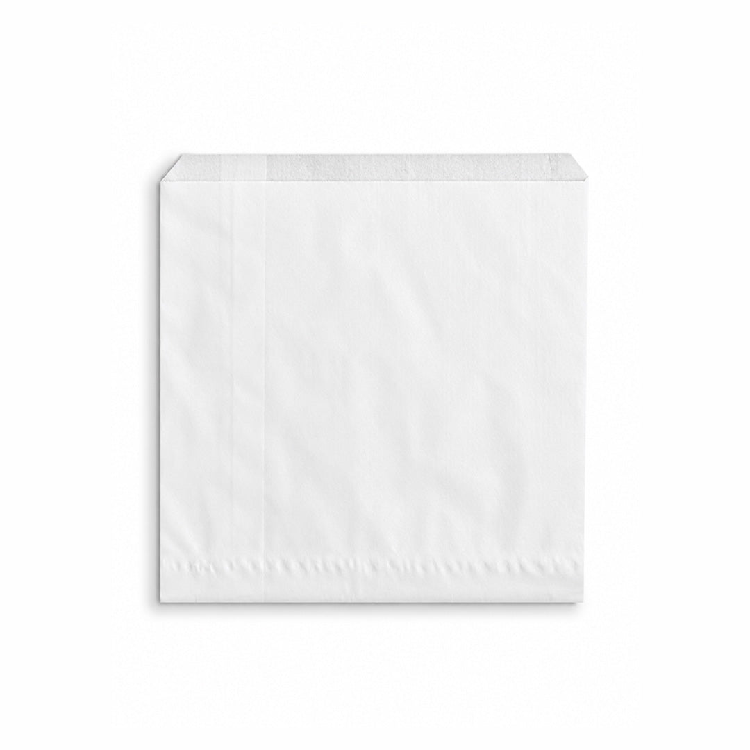 25 x 25 cm White Biodegradable Greaseproof Paper Bag (1 x 1000)