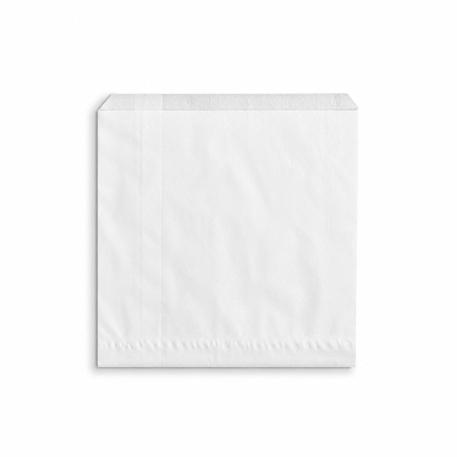 25 x 25 cm White Biodegradable Greaseproof Paper Bag (1 x 1000)