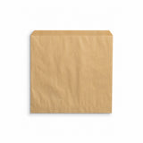 25 x 25 cm Brown Kraft Biodegradable Greaseproof Bag (1 x 1000)