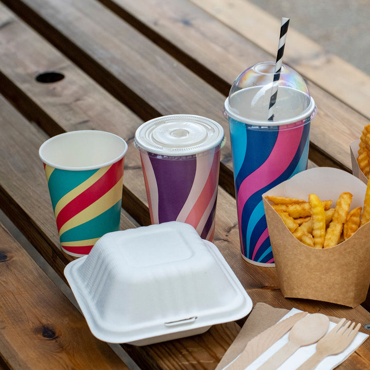 12oz - 90⌀ Patterned Single Wall Cold Cup (1 x 1000)