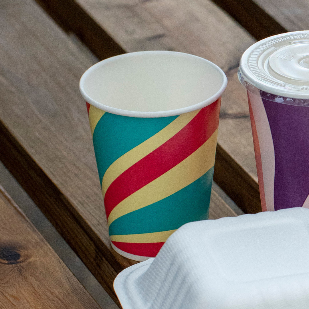 12oz - 90⌀ Patterned Single Wall Cold Cup (1 x 1000)