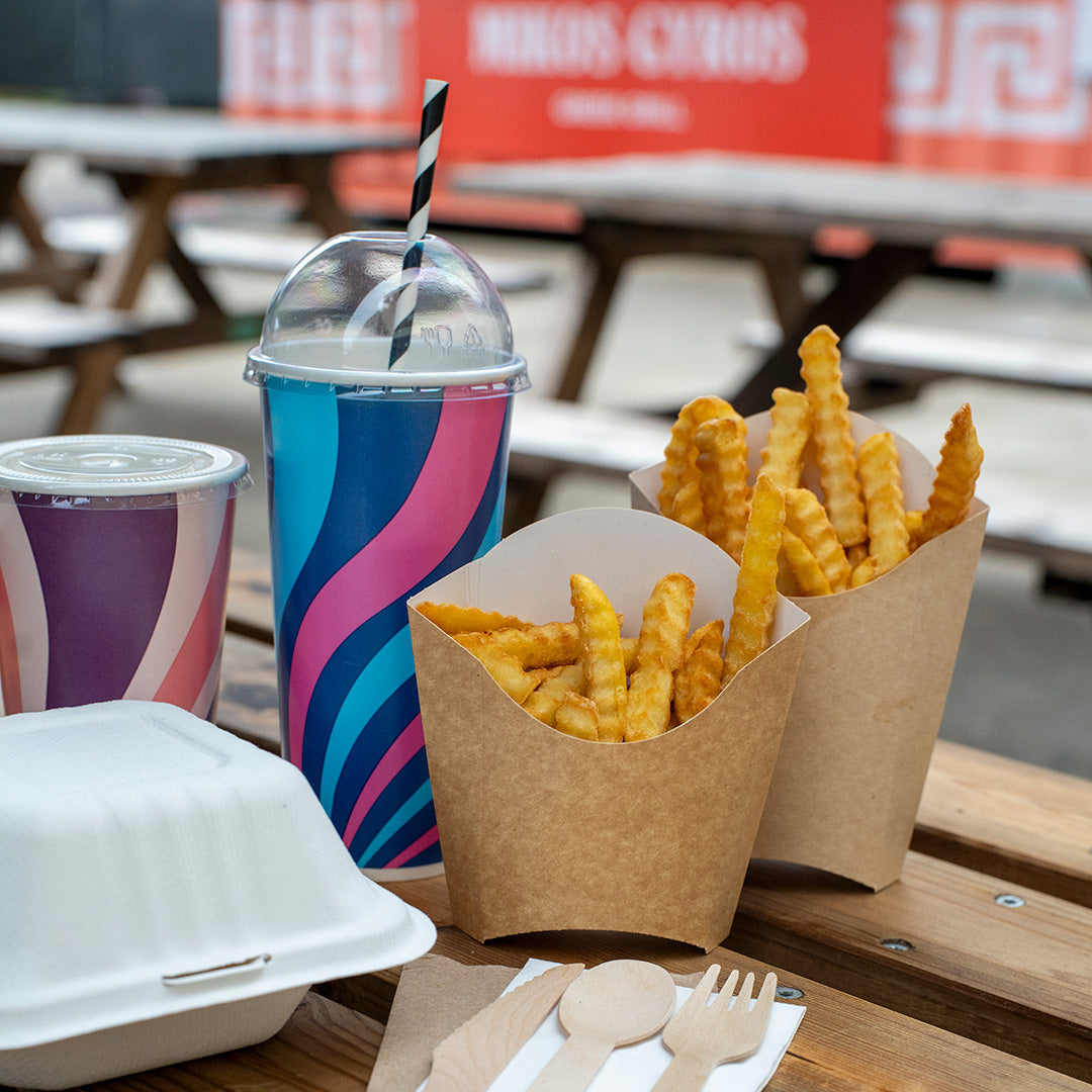 22oz - 90⌀ White Paper Single Wall Cold Cup (1 x 1000)