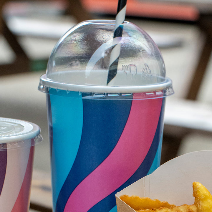 22oz - 90⌀ White Paper Single Wall Cold Cup (1 x 1000)