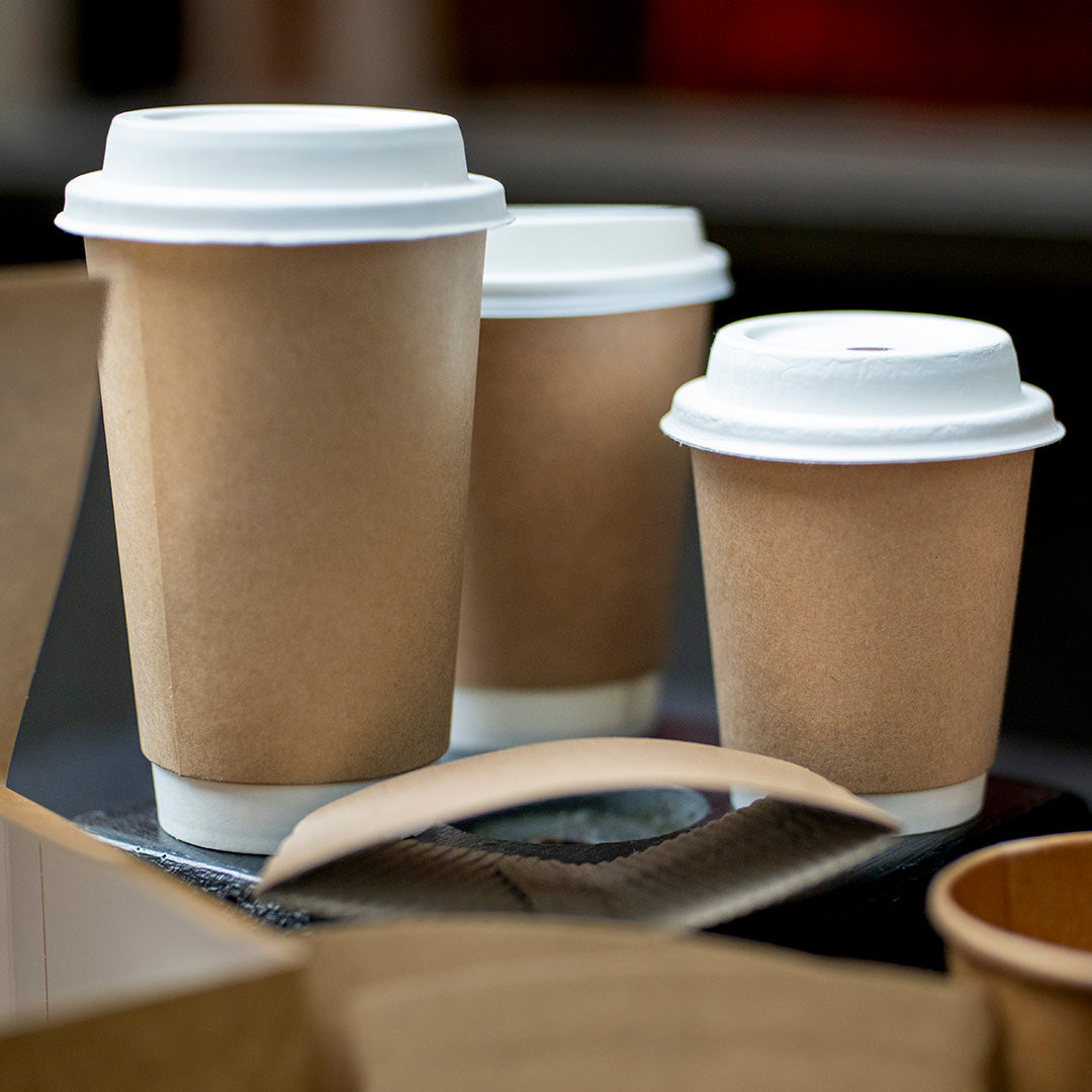 8oz - 80⌀ Brown Double Wall Hot Cup (1 x 750)
