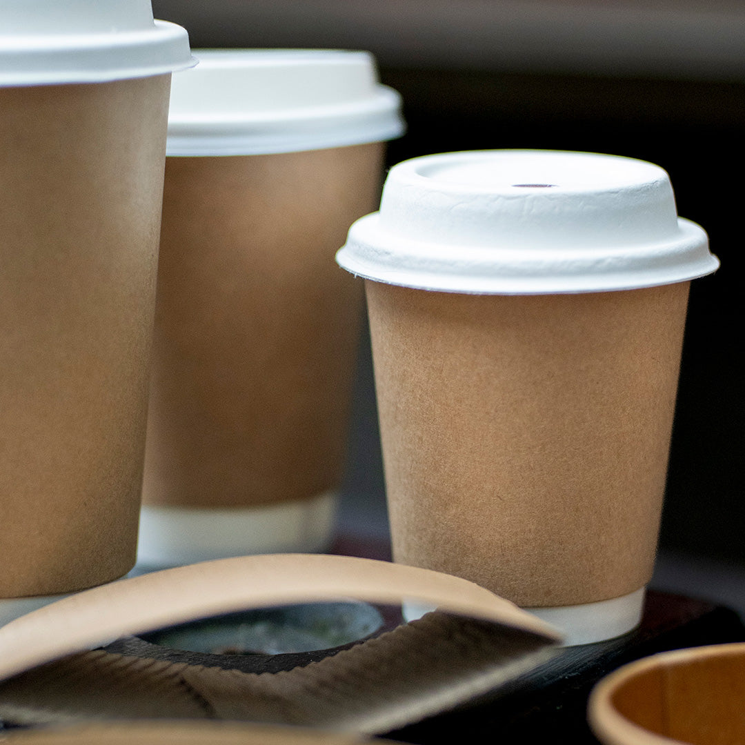 8oz - 80⌀ Brown Double Wall Hot Cup (1 x 750)