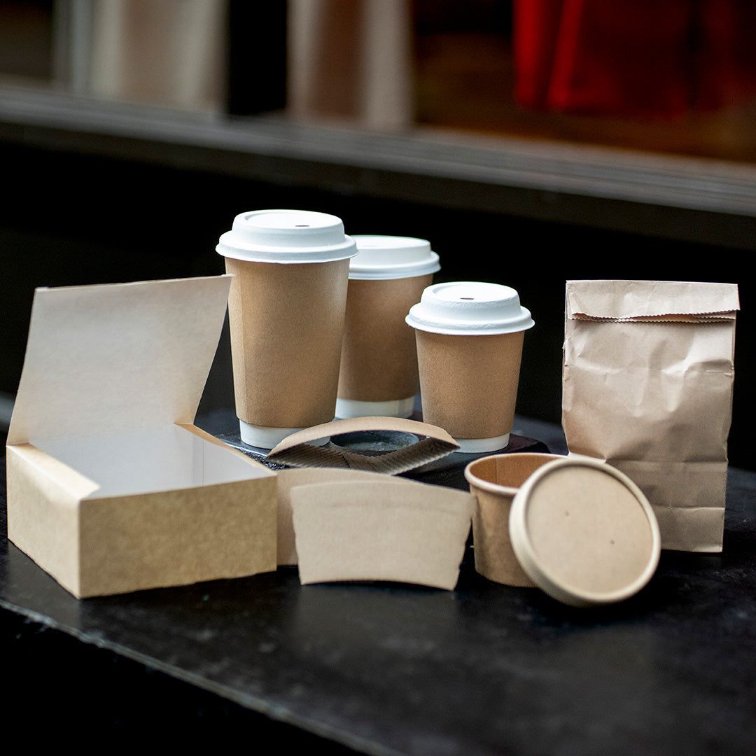 8oz - 80⌀ Brown Double Wall Hot Cup (1 x 750)