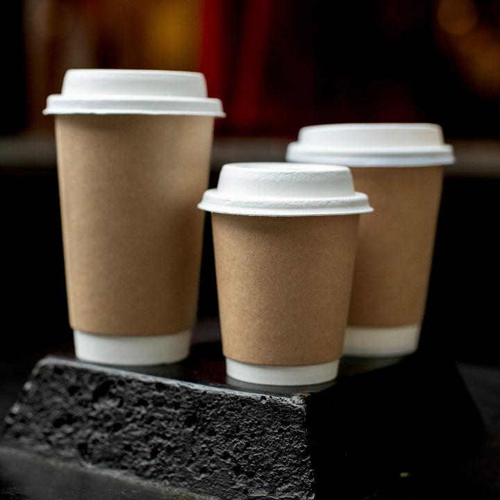 8oz - 80⌀ Brown Double Wall Hot Cup (1 x 750)