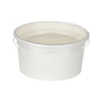 7oz White Paper Takeaway Portion Pots & Lids (1 x 500)