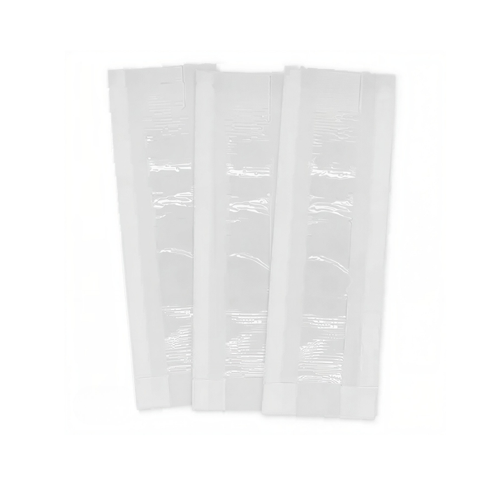 4″ x 6″ x 14″ White Paper Film-Front Window Baguette Bags (1 x 1,000)