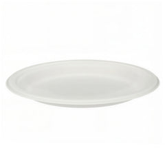 9" White Bagasse Round Plate (1 x 500)