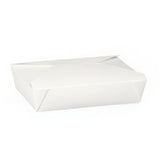 No.2 white food box (200 pack) — disposable takeaway food box ideal for hot meals, noodles, and fast food packaging.