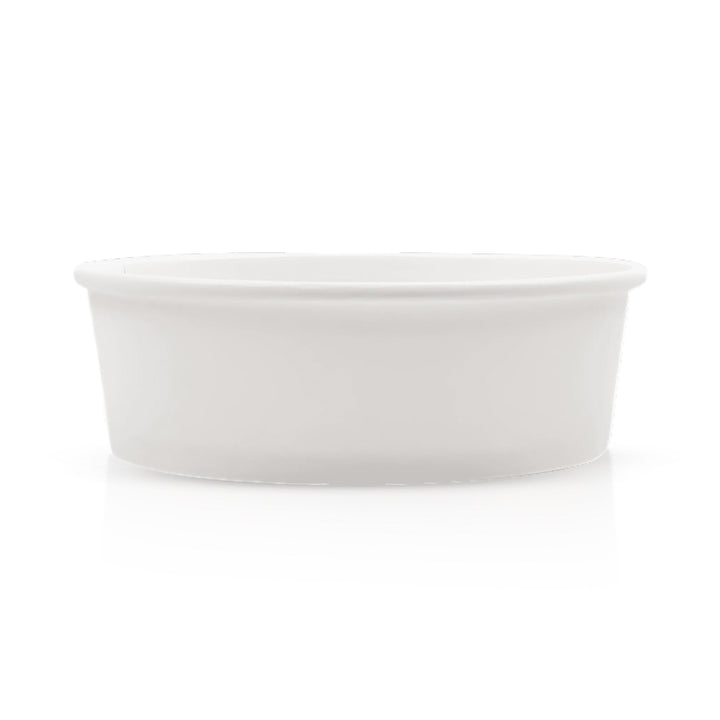 Packaging Wise 20oz White Paper Food Bowl — clean and durable packaging choice for serving hot or cold takeaway meals with style.