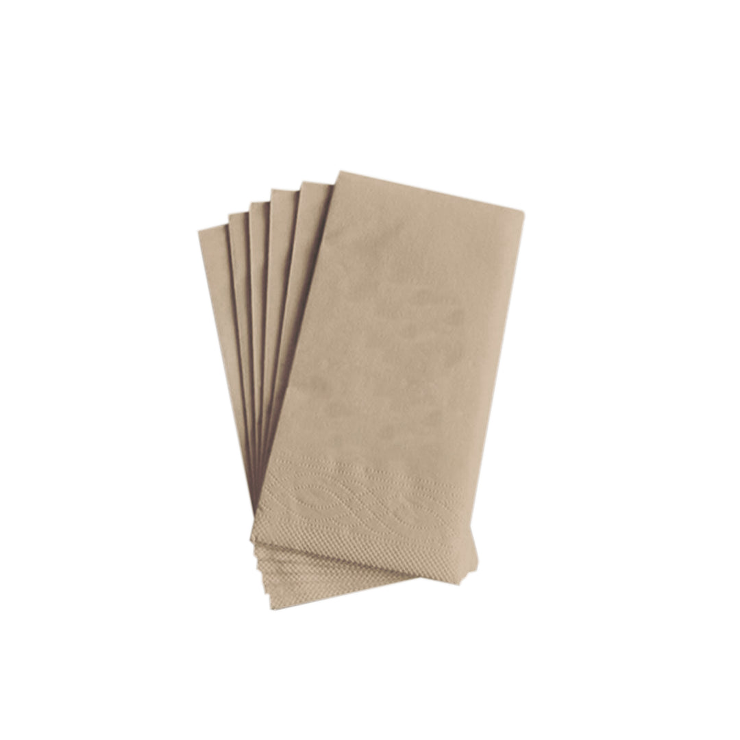 Packaging Wise 250x250mm brown napkin — eco-friendly and compact for daily food service use.