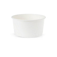 750ml White Paper Round Salad Bowl (1×400)
