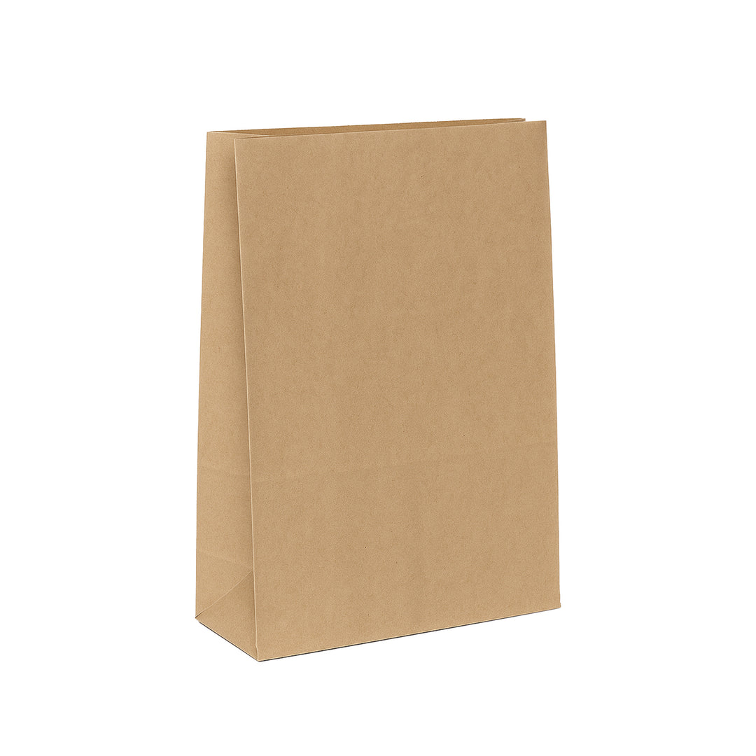 Packaging Wise 280x150x400 mm brown paper bag — ideal for bulky items, sustainable and reliable for food delivery or retail.