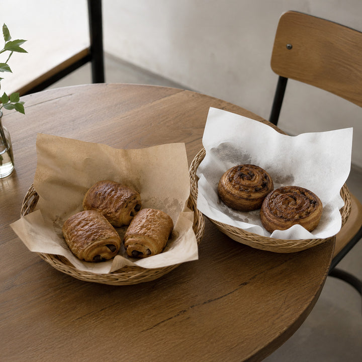 30 x 30 cm White Biodegradable Greaseproof Paper Sheet (1 x 1,000)
