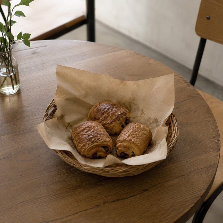 30 x 30 cm Brown Kraft Biodegradable Greaseproof Sheet (1 x 1,000)