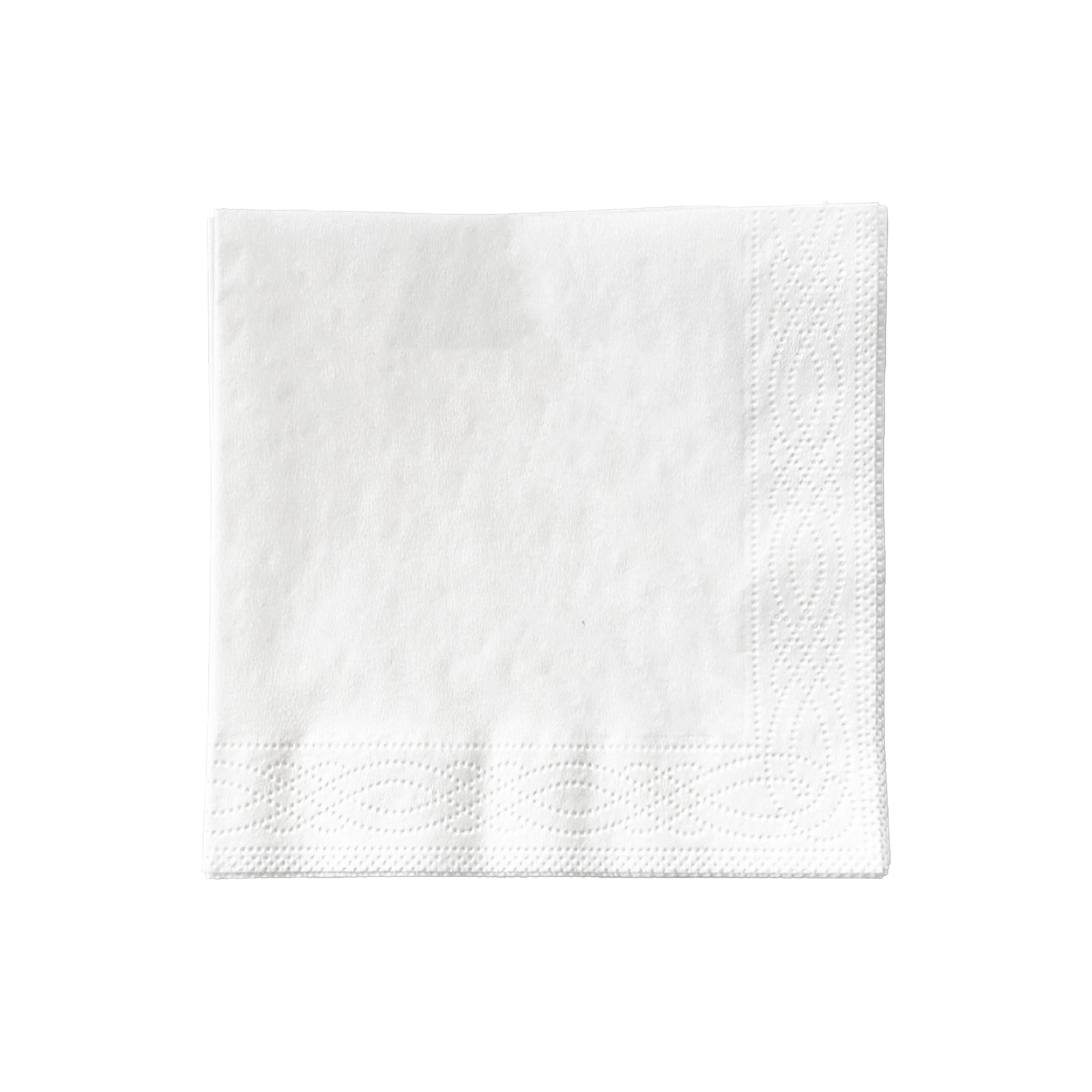 Packaging Wise 330x330mm white napkin — elegant and soft-touch option for professional table settings.