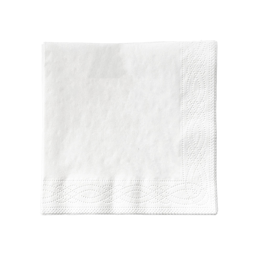 Packaging Wise 400x400mm white napkin — elegant and large-sized napkin for formal dining and catering needs.
