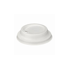 8oz - 80⌀ White Bagasse Sip Thru Lid (1 x 1000)