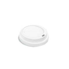 8oz - 80⌀ White Ps Sip Thru Lid (1 x 1000)