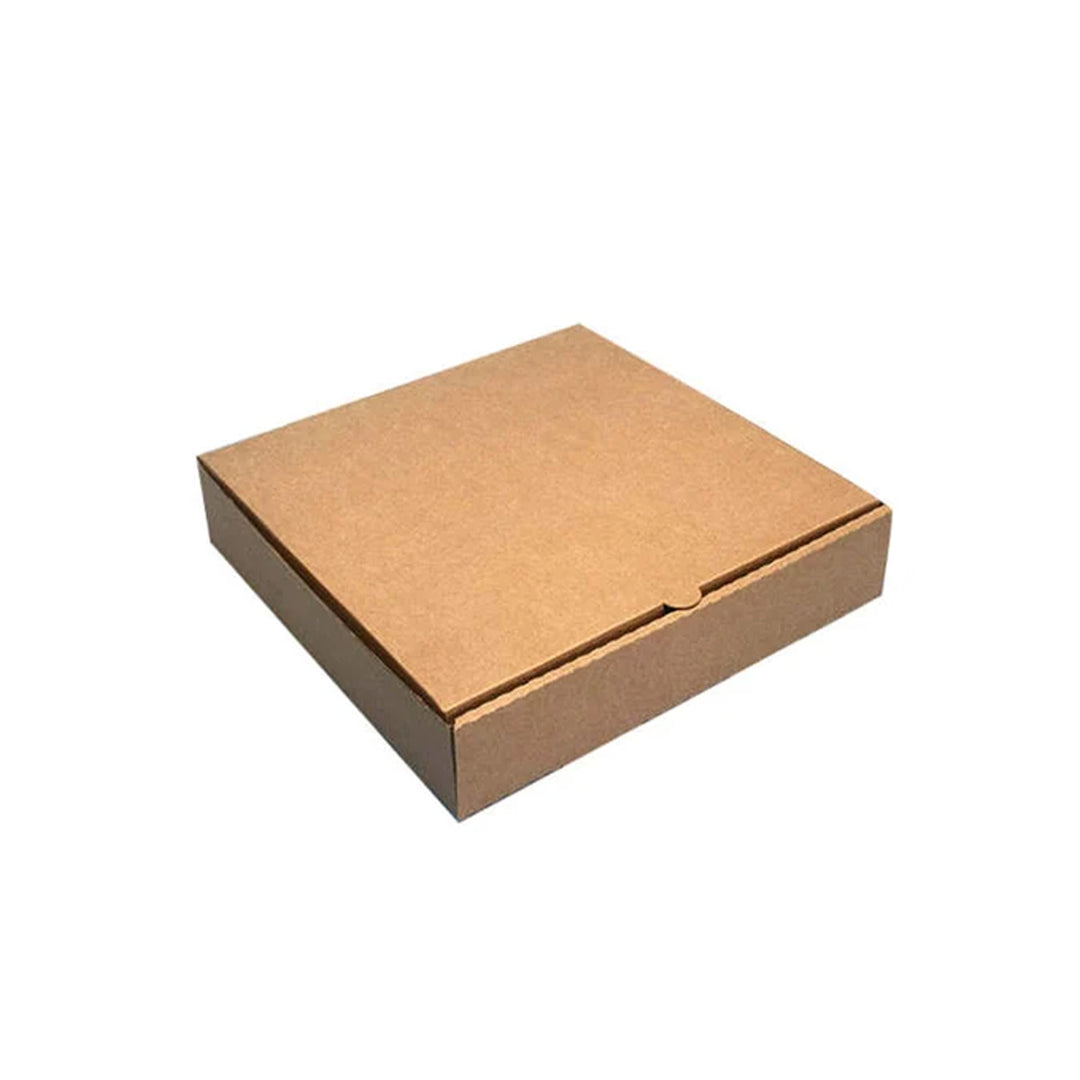 Packaging Wise 9-inch brown pizza box — eco-friendly kraft cardboard takeaway box designed to keep your pizzas fresh, warm, and perfectly presented for delivery or carryout orders.
