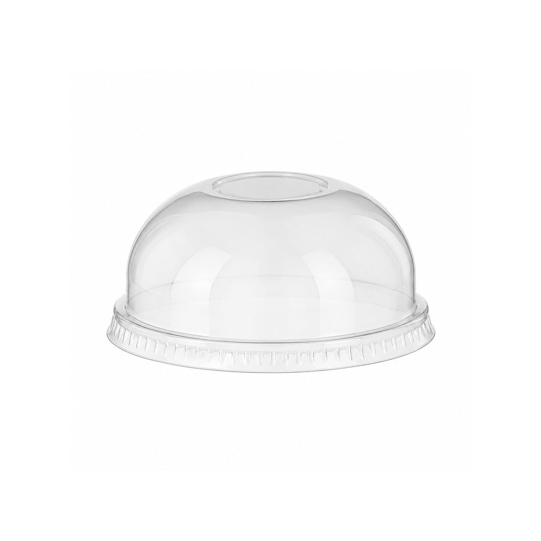 9oz/24oz - 95⌀ Clear RPET Dome Lid without Hole (1 x 1,000)
