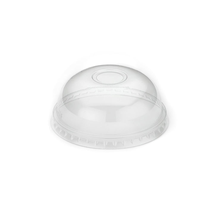 9oz/24oz - 95⌀ RPET Clear Dome Lid with Hole (1 x 1000)